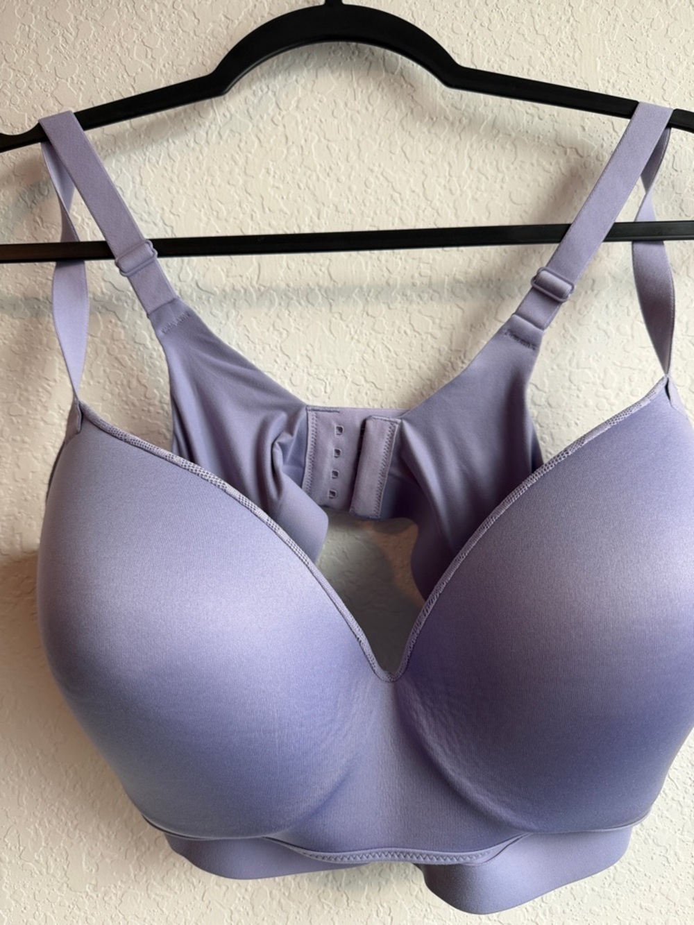 Soma Lavender Lace-Pattern Wireless Comfort Bra - Picture 7 of 8